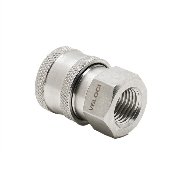 STAINLESS STEEL QC SOCKET 1/4FPT - MTM Hydro