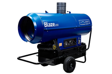 Veloci Blaze 200 Mobile Indirect Heater w/ Preheated Filter