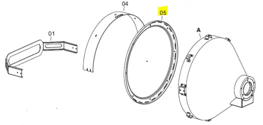 Veloci Heater Replacement Irradiation front disc