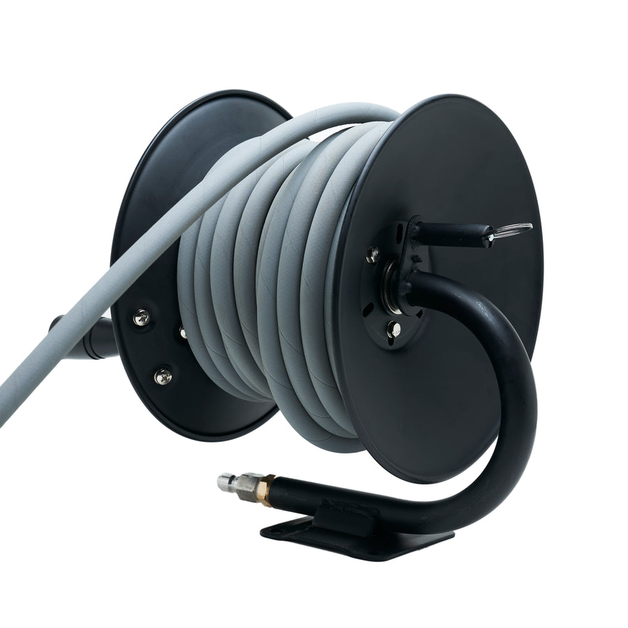 Wall Mounted 3/8 High pressure Hose Reel kit complete with Hose
